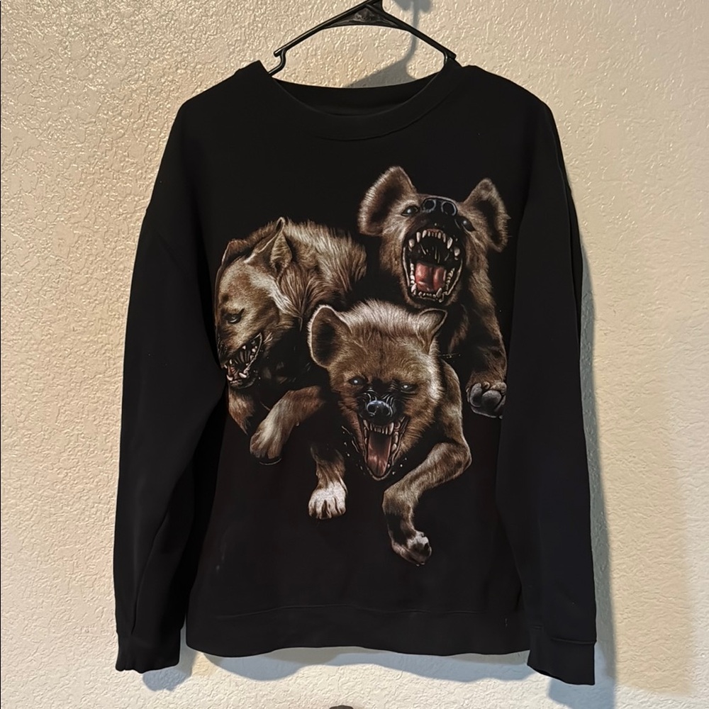 The Hundreds Black Wolf Graphic Sweatshirt